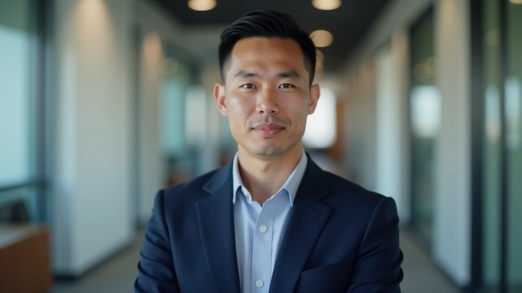 Person speaking confidently in professional presentation or one-on-one discussion